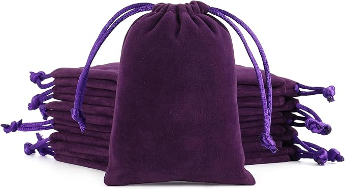 Dice bag with embroidery