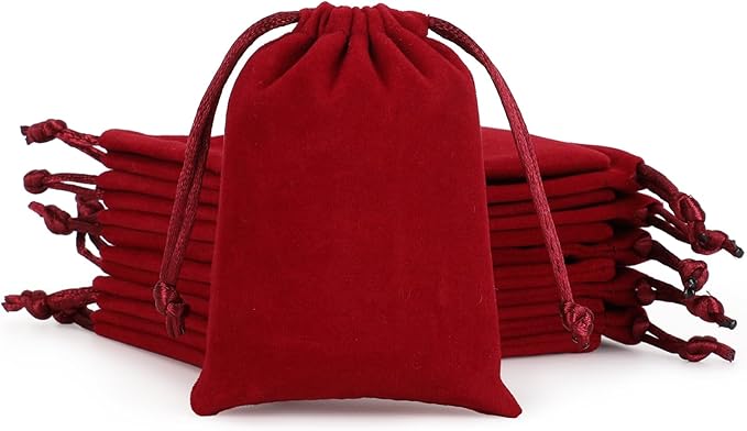 Dice bag with embroidery