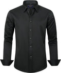 Men's Long Sleeve button down shirts with embroidery