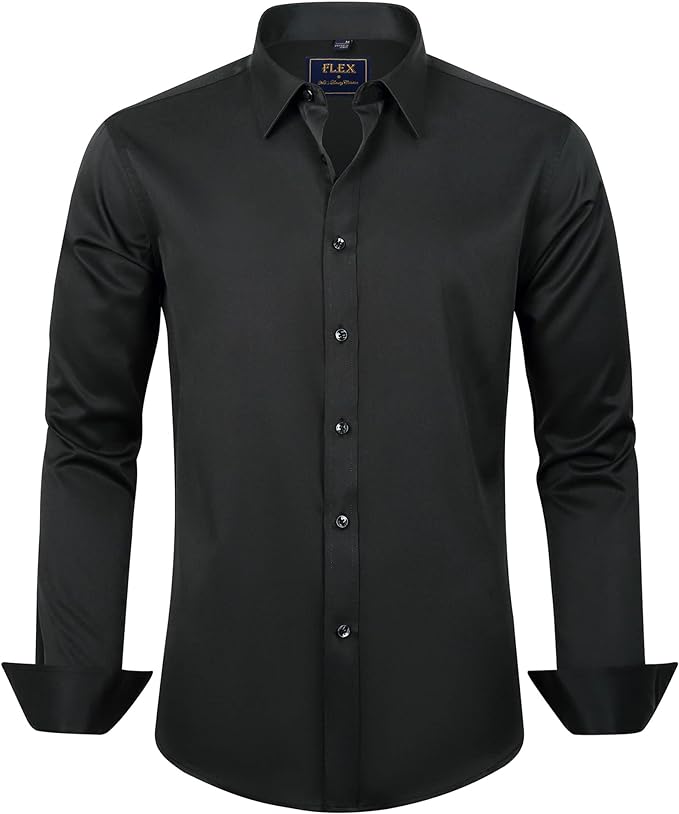 Men's Long Sleeve button down shirts with embroidery
