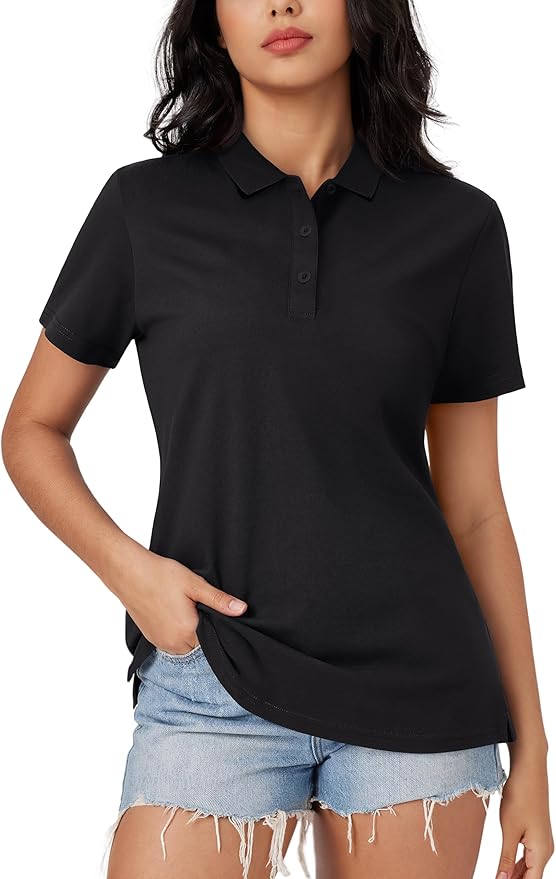 Women's Polo short sleeve with embroidery