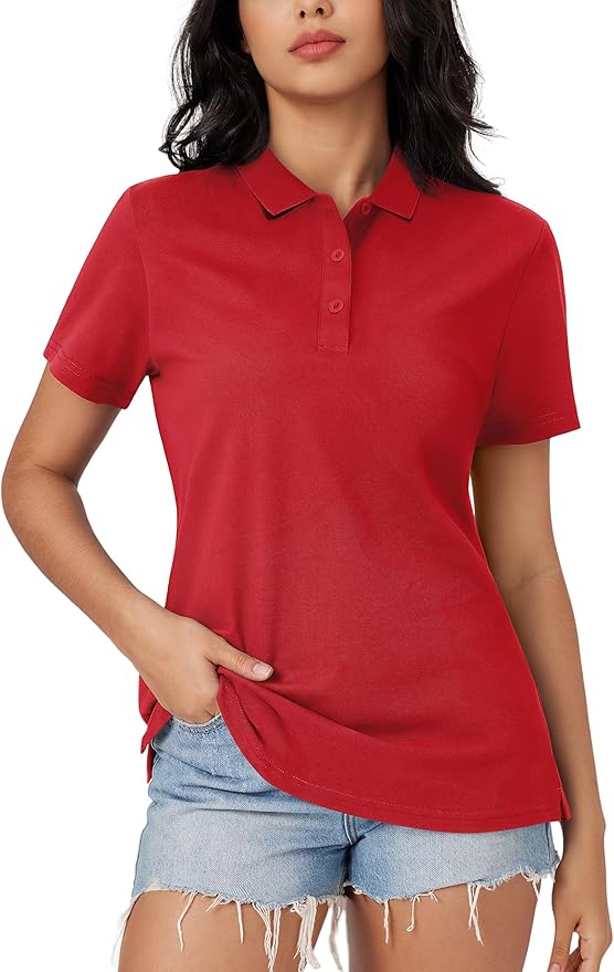 Women's Polo short sleeve with embroidery