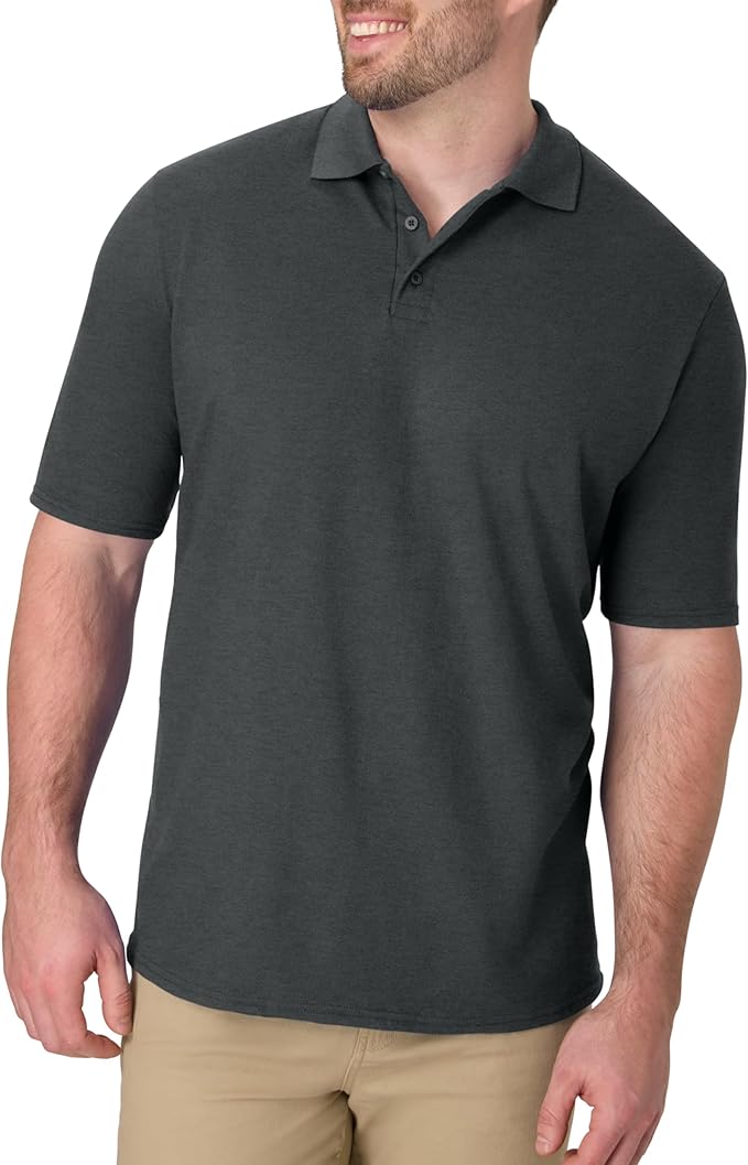 Men's Polo Short Sleeve Shirt w/pocket embroidery